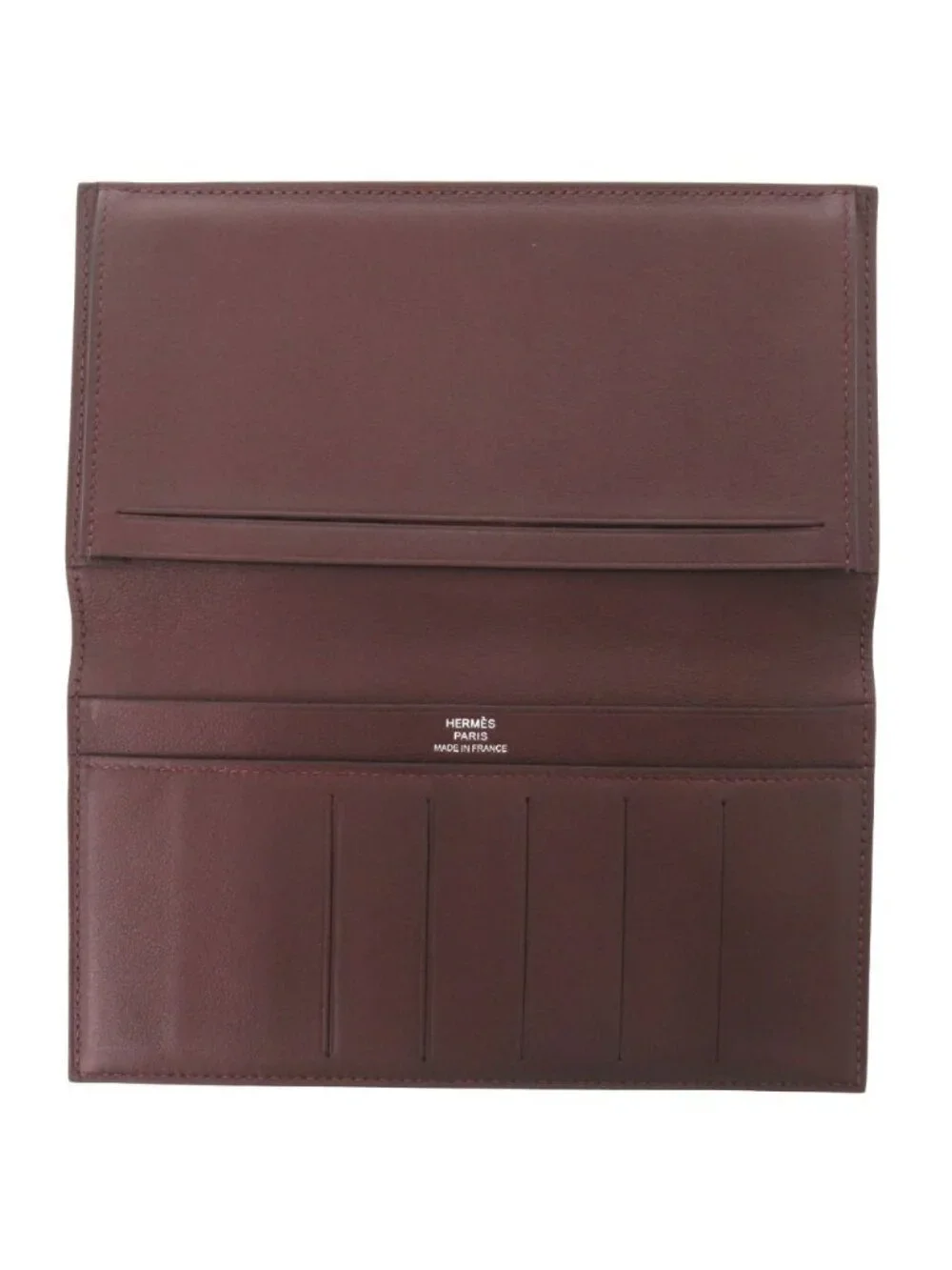 Hermes Citizen Twill Long Veau Swift Pull on Wallet